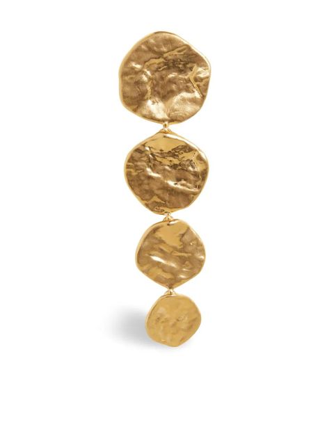 Monica Vinader Capri Disc Cocktail drop earrings - Gold - zdjęcie produktu nr 2