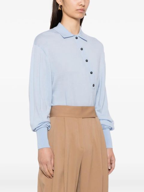 Jacquemus polo-neck bodysuit - Blue