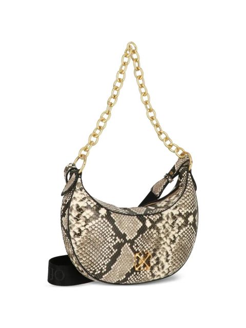 Off-White snakeskin-effect Arrows shoulder bag - Neutrals