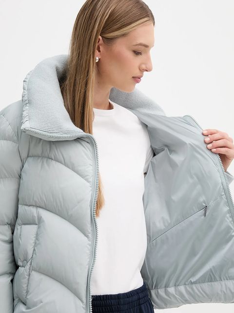 Hetrego kurtka puchowa INARA kolor niebieski zimowa oversize 8P611