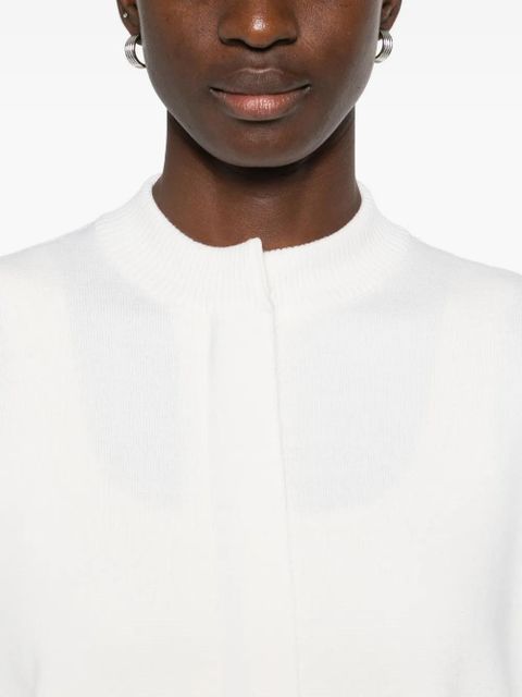 Max Mara round-neck cardigan - White