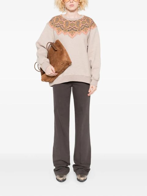 ETRO paisley-details crew-neck sweatshirt - Neutrals - zdjęcie produktu nr 2