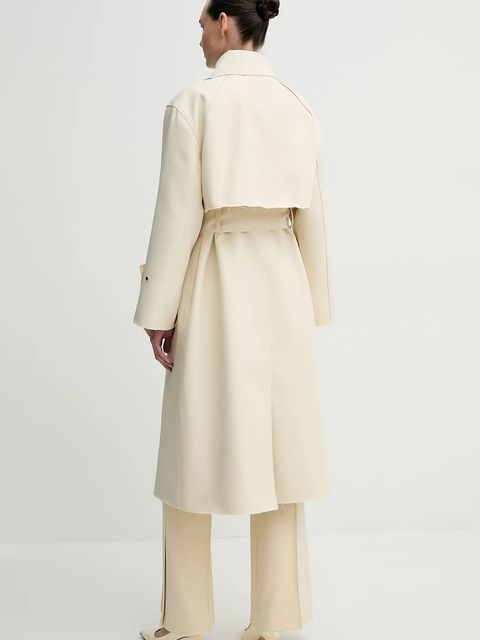 Day Birger et Mikkelsen płaszcz Chapin damski kolor beżowy przejściowy dwurzędowy DAY65243662