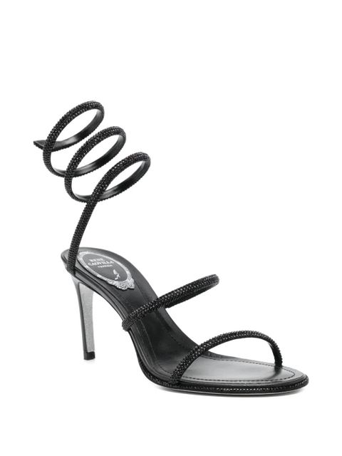 René Caovilla 80mm Cleo sandals - Black - zdjęcie produktu nr 2