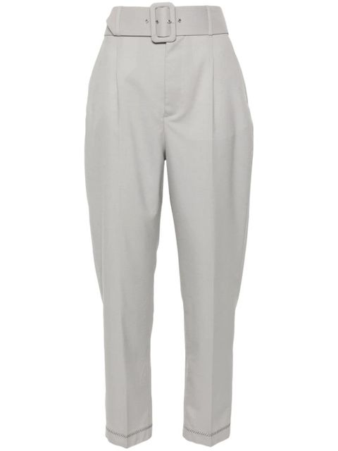 Marni belted tailored trousers - Grey - zdjęcie produktu nr 1