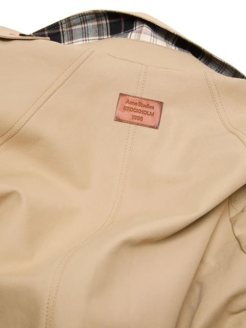 Acne Studios double-breasted belted trench coat - Neutrals