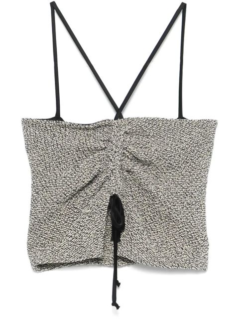 Nanushka Soraia top - Black - zdjęcie produktu nr 1