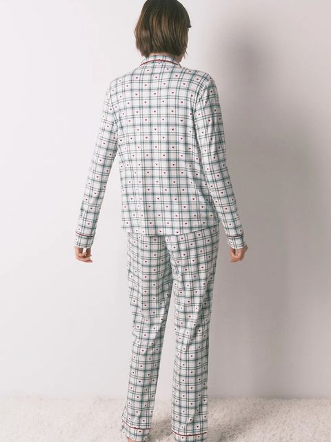 women'secret piżama damska kolor beżowy 3792074