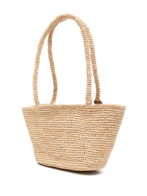 Manebi medium Panier tote bag - Neutrals