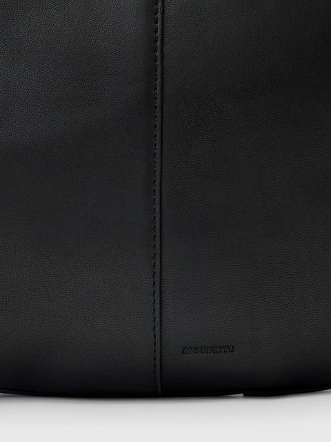 AllSaints torebka skórzana LUNA kolor czarny W190XD