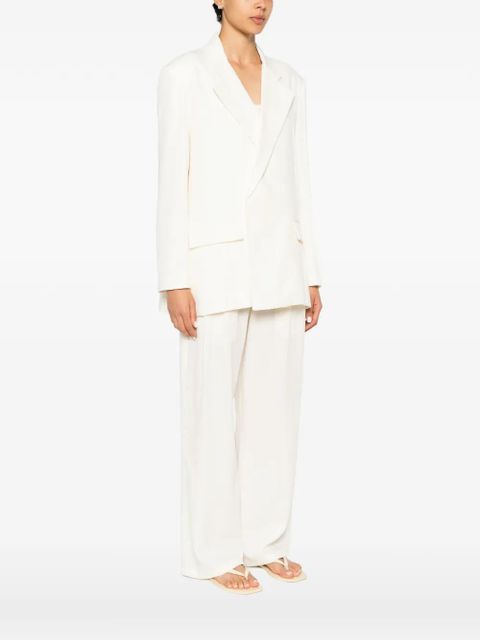 Eleh double-breasted blazer - Neutrals