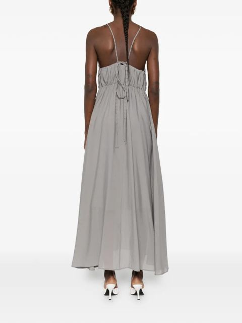 Eleh V-neck maxi dress - Grey