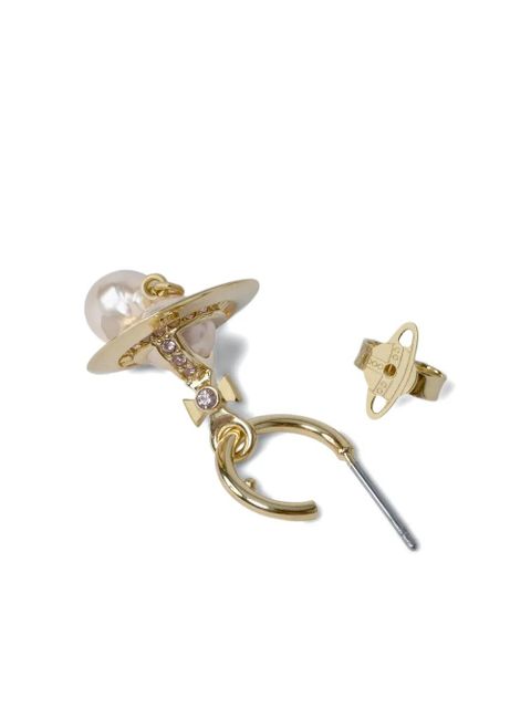 Vivienne Westwood Aleksa Orb-pearl earrings - Gold