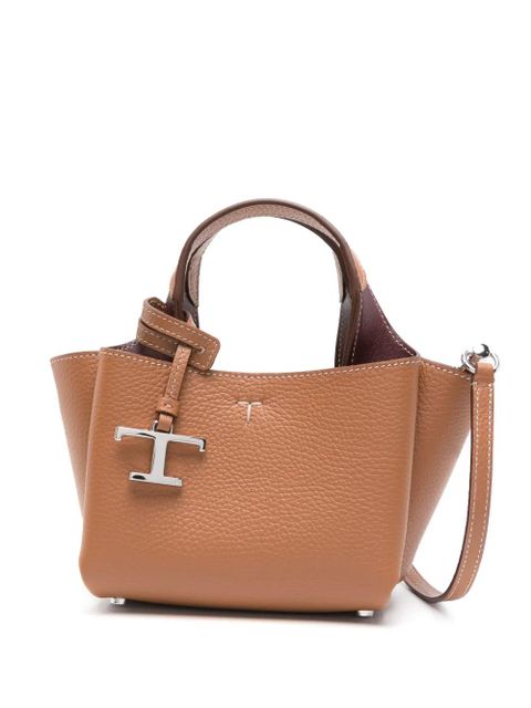 Tod's mini Apa leather tote bag - Brown - zdjęcie produktu nr 1