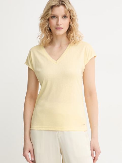 Morgan T-shirt damski z wiskozą - zdjęcie produktu nr 1