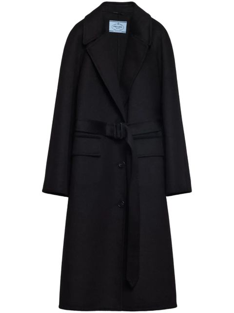 Prada single-breasted coat - Black - zdjęcie produktu nr 1