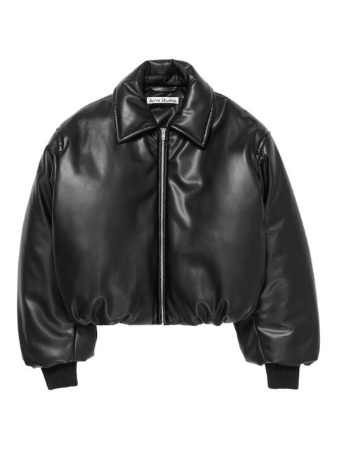 Acne Studios padded leather jacket - Black - zdjęcie produktu nr 1