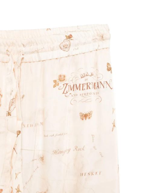 ZIMMERMANN drawstring straight-leg trousers - Neutrals - zdjęcie produktu nr 2