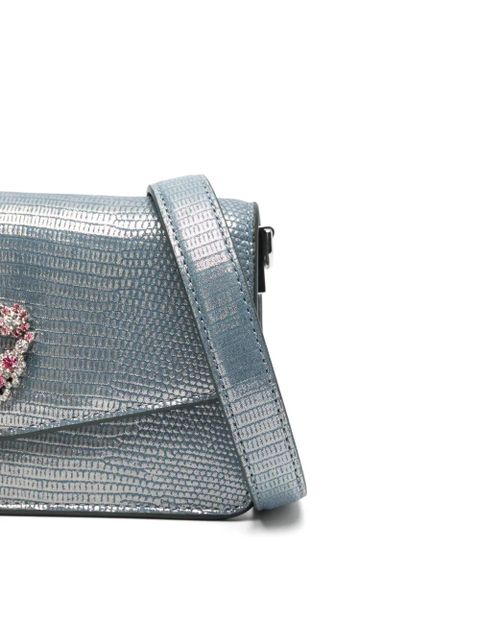 Aspinal Of London Eliza embellished mini bag - Blue