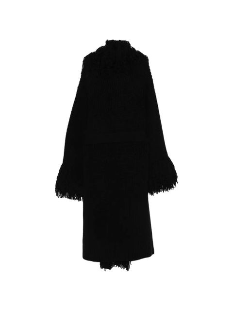 Blumarine fringed coat - Black - zdjęcie produktu nr 2