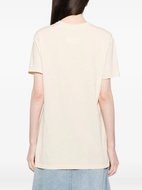 Maison Margiela logo patchT-shirt - Neutrals