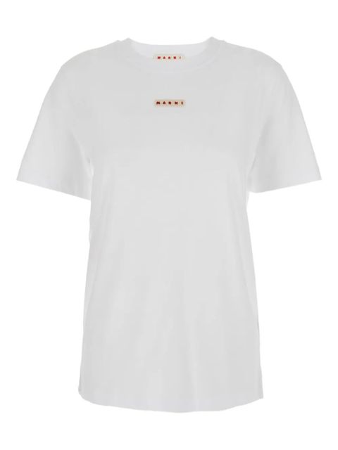 Marni logo-embellished T-shirt - White - zdjęcie produktu nr 1