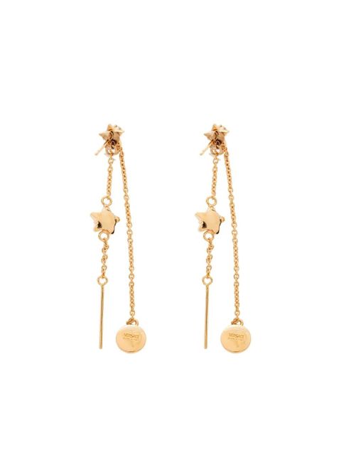Versace Medusa Star drop earrings - Gold