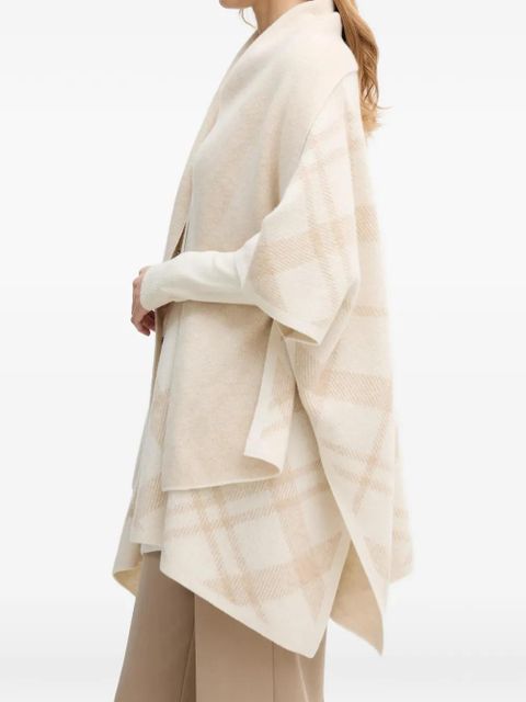 Barbour Vienna plaid button cape - Neutrals - zdjęcie produktu nr 2