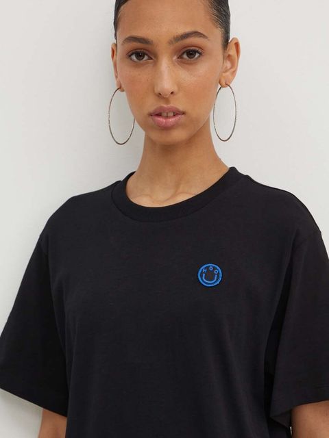 HUGO Blue t-shirt bawełniany Vintage Tee_B_1