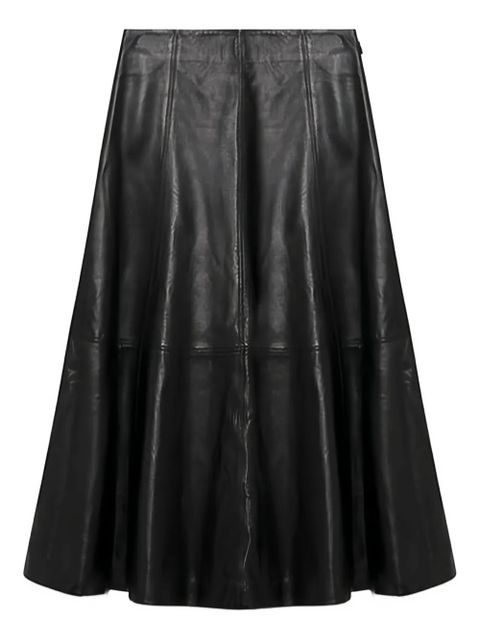 Simkhai Ryma leather midi skirt - Black - zdjęcie produktu nr 1