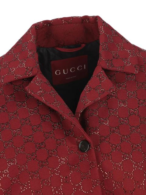 Gucci monogram button jacket - Red