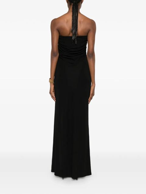 Cult Gaia Emir floral-detail maxi dress - Black