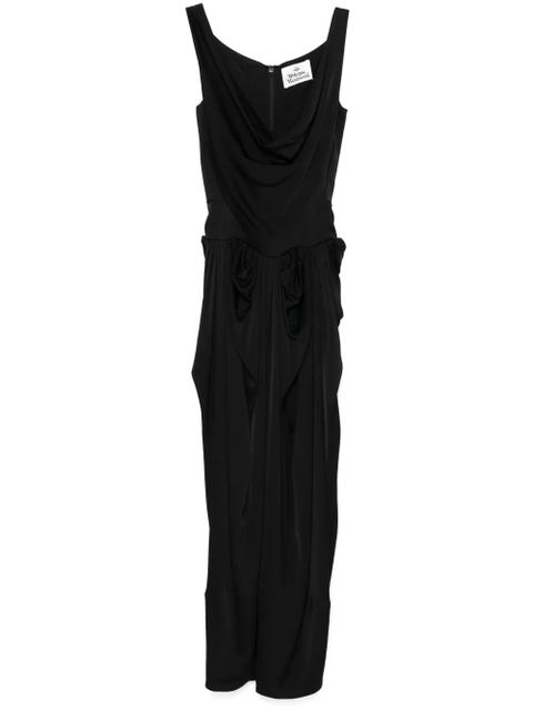 Vivienne Westwood gathered-detailed midi dress - Black - zdjęcie produktu nr 1