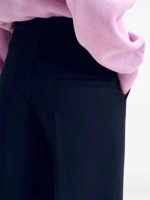 Essentiel Antwerp pressed-crease flared trousers - Blue