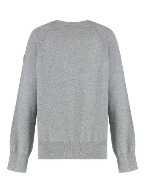 Moncler crew neck sweater - Grey - zdjęcie produktu nr 2
