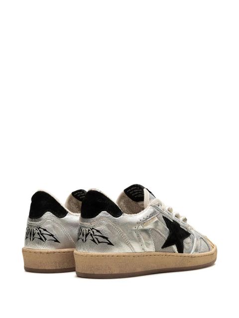 Golden Goose Ball-Star "Silver/Black" sneakers - Grey
