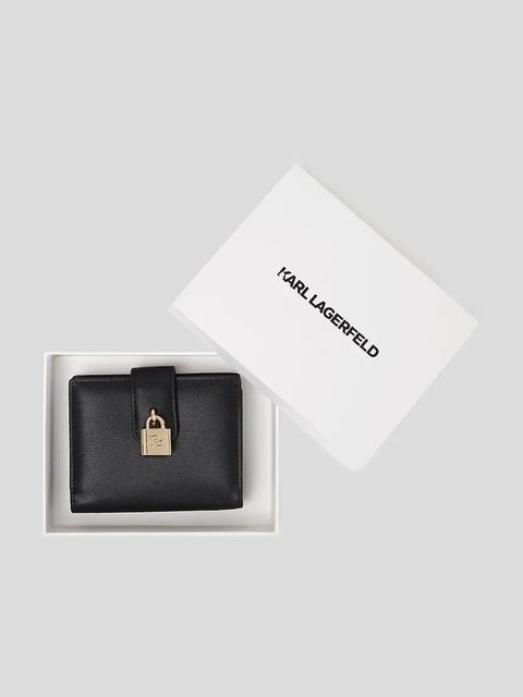 Karl Lagerfeld portfel K/AUTOGRAPH damski kolor czarny A3W32039