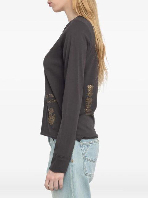 Zadig&Voltaire long-sleeve T-shirt - Brown