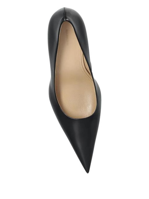 Balenciaga pointed toe ring heel pumps - Black