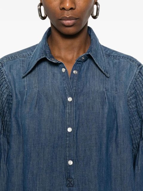 PINKO button pleated blouse - Blue