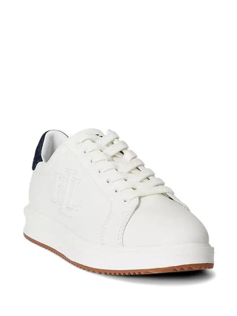 Lauren Ralph Lauren logo-embossed sneakers - White - zdjęcie produktu nr 1