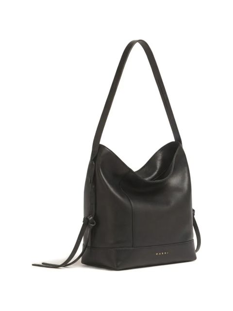 Marni large Pod 2.0 split-handle shoulder bag - Black