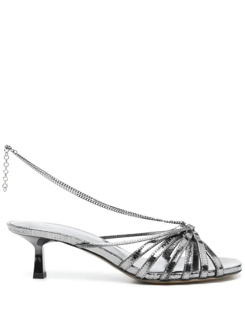 Golden Goose 45mm leather sandals - Grey - zdjęcie produktu nr 1