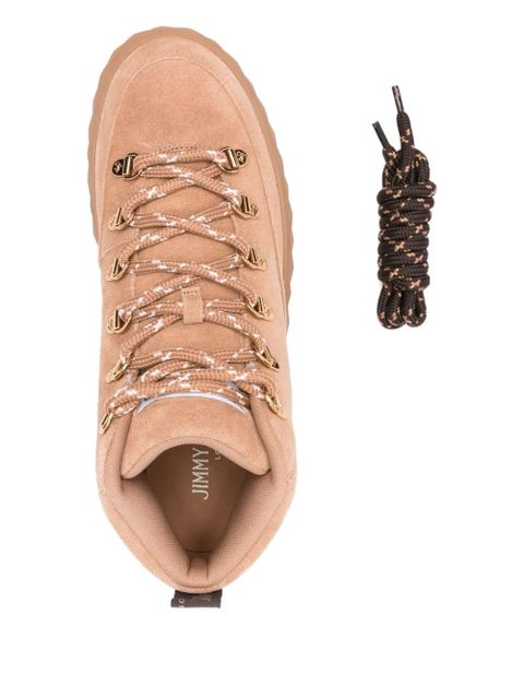 Jimmy Choo Diamond platform sneakers - Brown