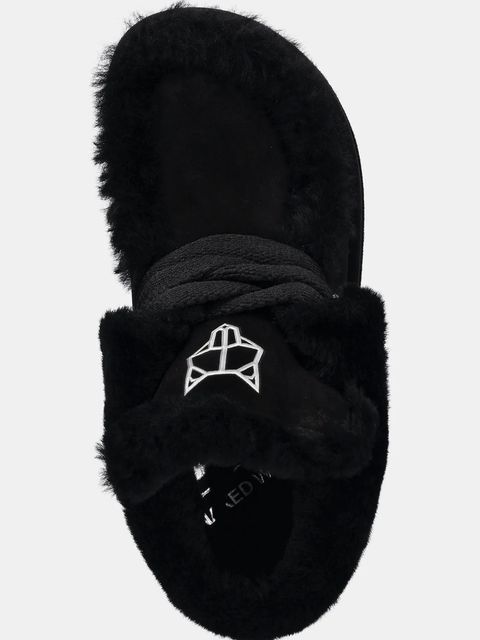 Naked Wolfe śniegowce zamszowe Bambi kolor czarny Bambi Suede Shearling Black - zdjęcie produktu nr 2