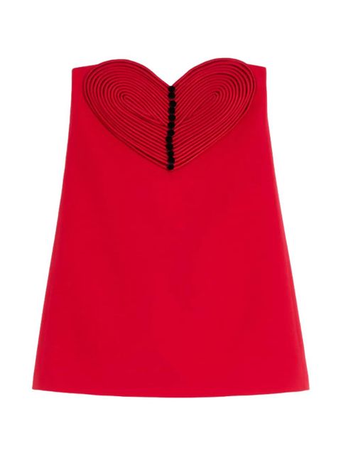 Valentino Garavani embroidered heart mini dress - zdjęcie produktu nr 1