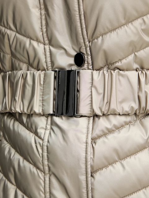 Morgan kurtka kolor beżowy zimowa GALEX1