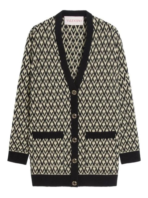 Valentino Garavani Toute La V cardigan - Black