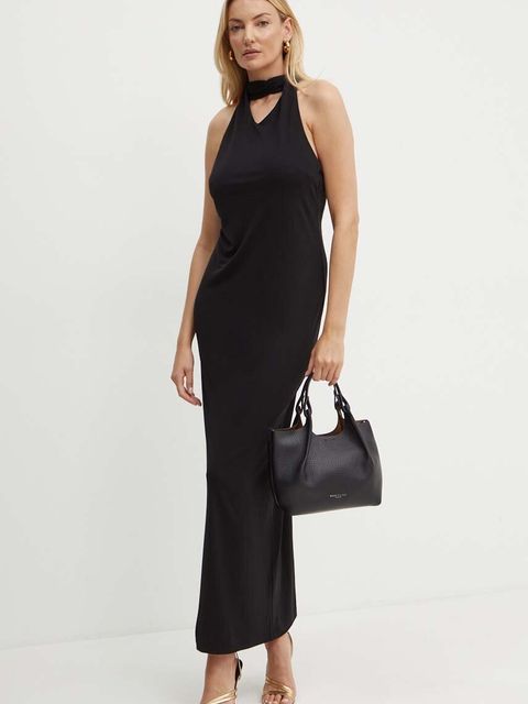 MAX&Co. sukienka kolor czarny maxi dopasowana 2426626021200