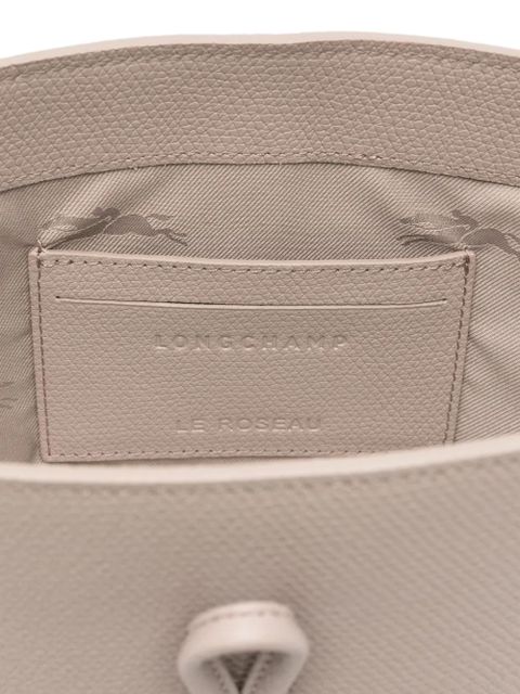 Longchamp Le Roseau XS leather bucket bag - Neutrals